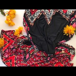 Bohemian Navy Maxi Skirt